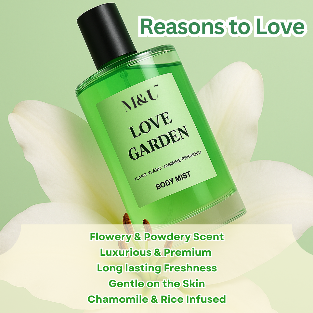 Love Garden Floral Jasmine Body Mist - M&U Skin and Beauty