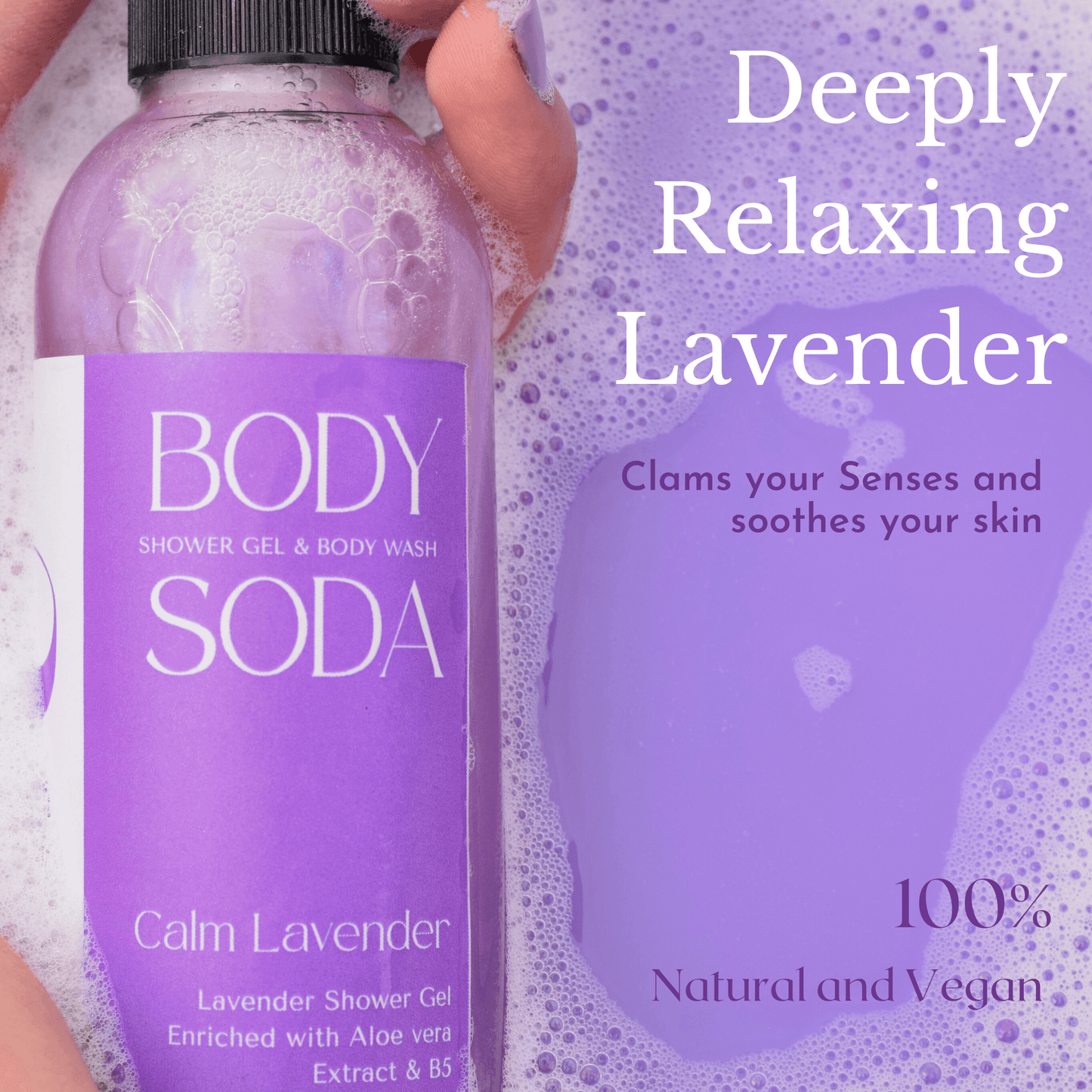 Calm Lavender Body Wash For Relaxed Skin - M&U Skin and Beauty