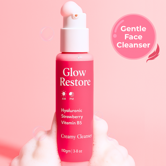 Glow Restore Gentle Face Wash with Hyaluronic - M&U Skin and Beauty