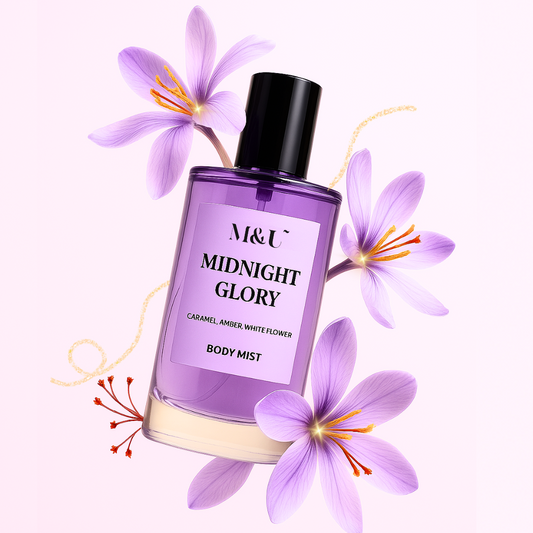 Midnight Glory Toasted Caramel & Vanilla Body Mist - M&U Skin and Beauty