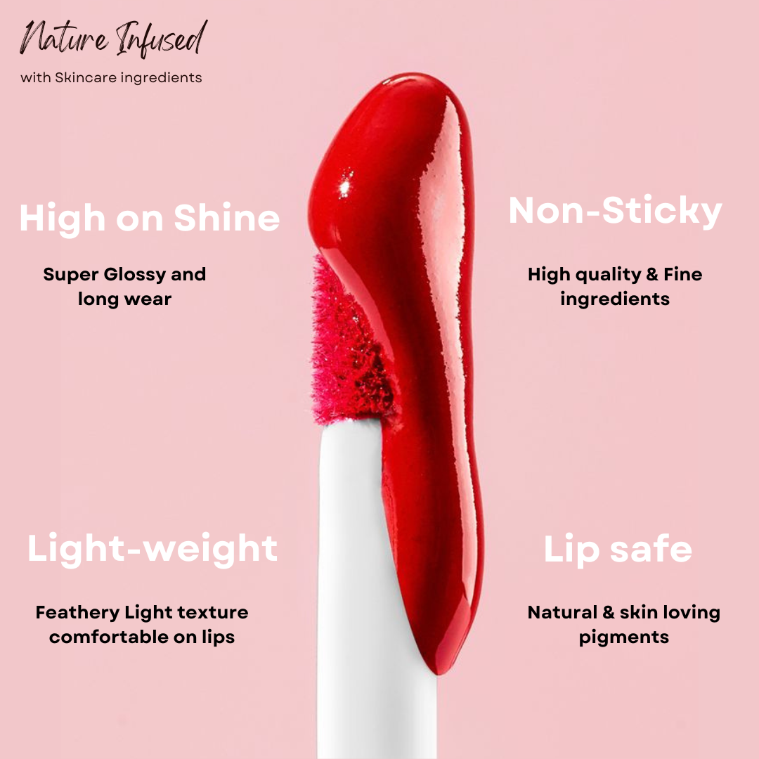 Divine Deep Red Lip Gloss
