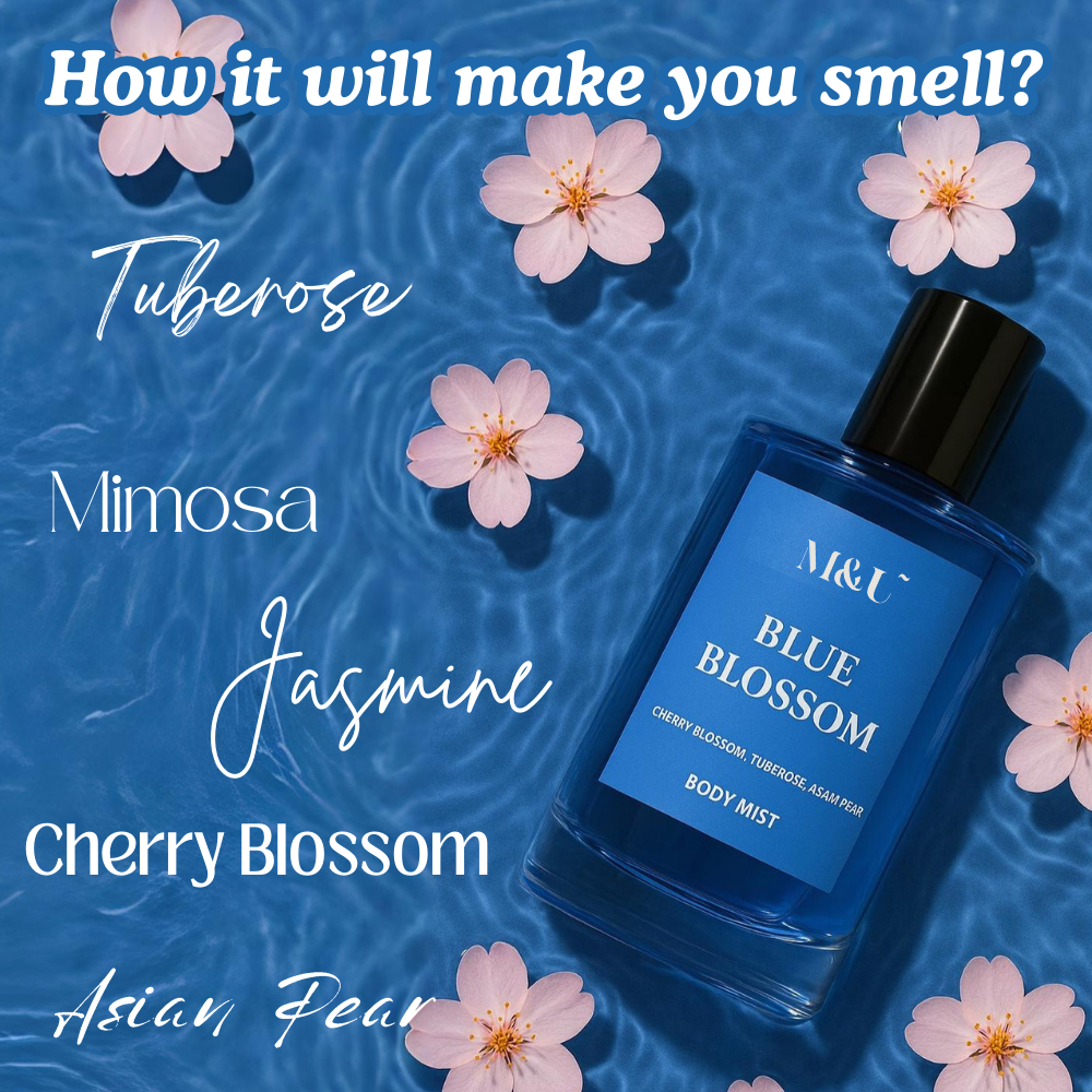 Blue Blossom Fresh Tuberose Body Mist - M&U Skin and Beauty