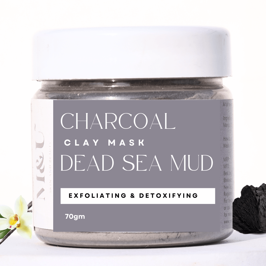 Charcoal & Dead Sea Mud Clay Mask - M&U Skin and Beauty