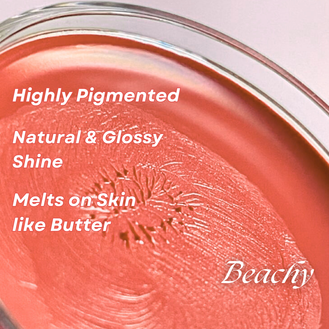 Beachy Coral 3-in-1 Glossy Cream Tint (10gm) - M&U Skin and Beauty
