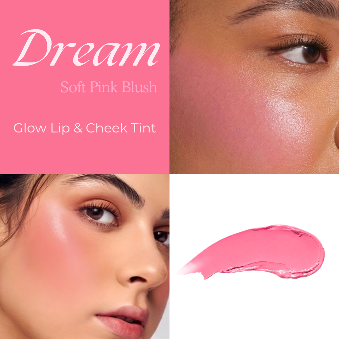Dream Soft Pink 3-in-1 Glossy Cream Tint (10gm) - M&U Skin and Beauty