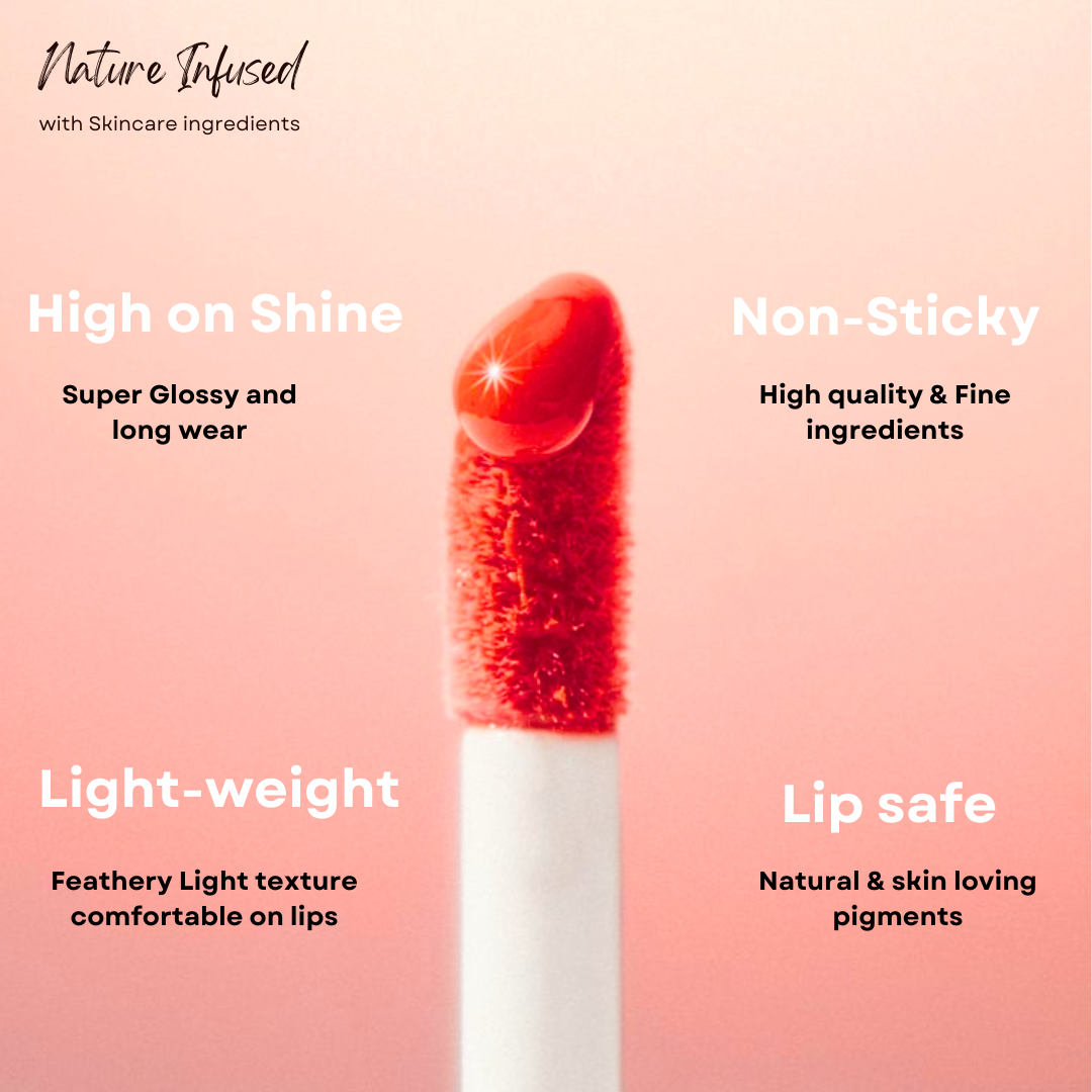 Passion Red Lip gloss - M&U Skin and Beauty