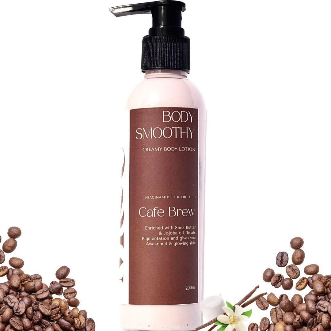 Cafe Brew Coffee Body Lotion For Hydration - M&U Skin and Beauty