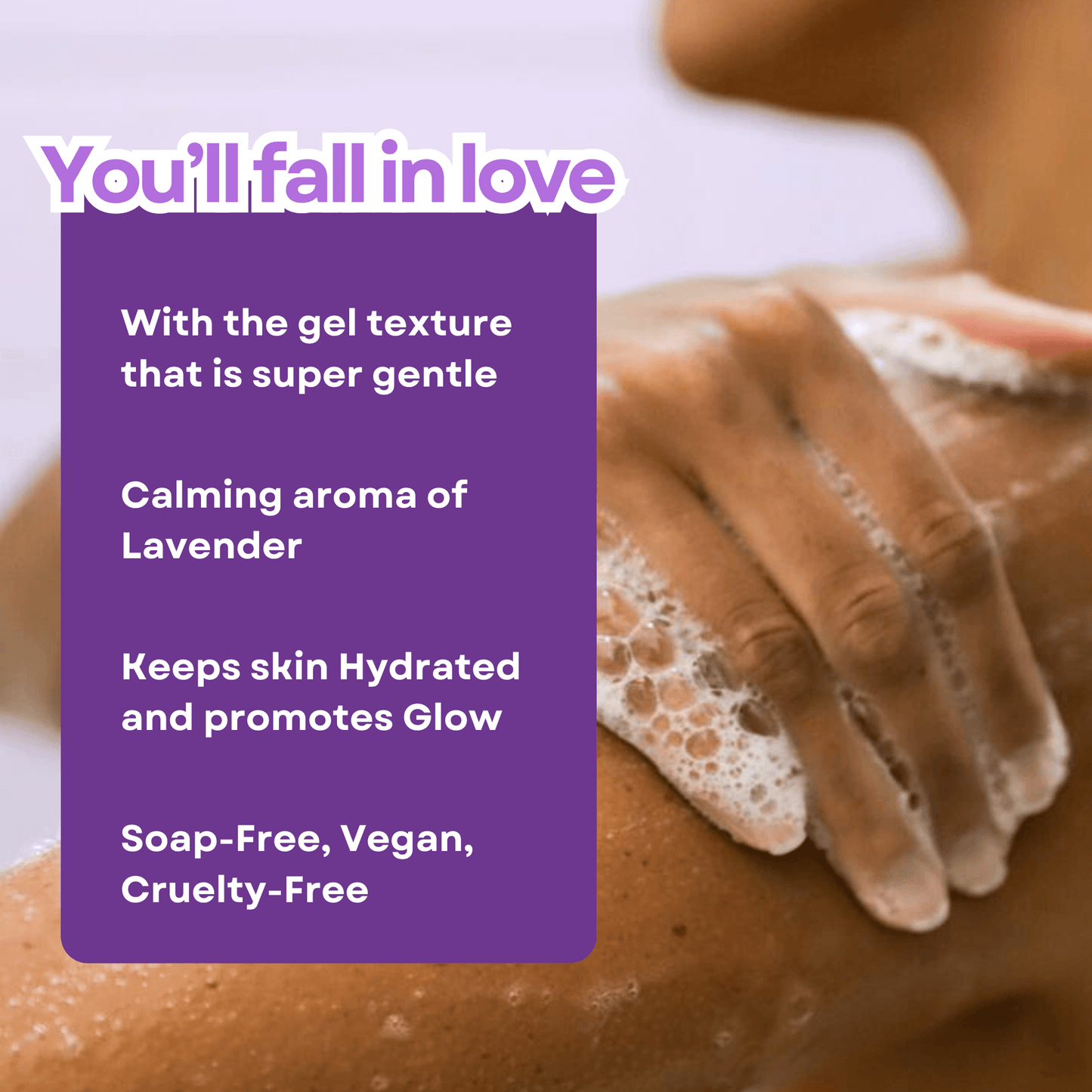 Calm Lavender Body Wash For Relaxed Skin - M&U Skin and Beauty