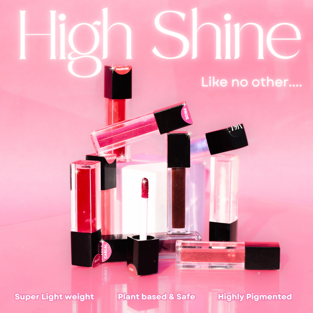 Glossed High Shine Lip Gloss Kit (Set of 4)