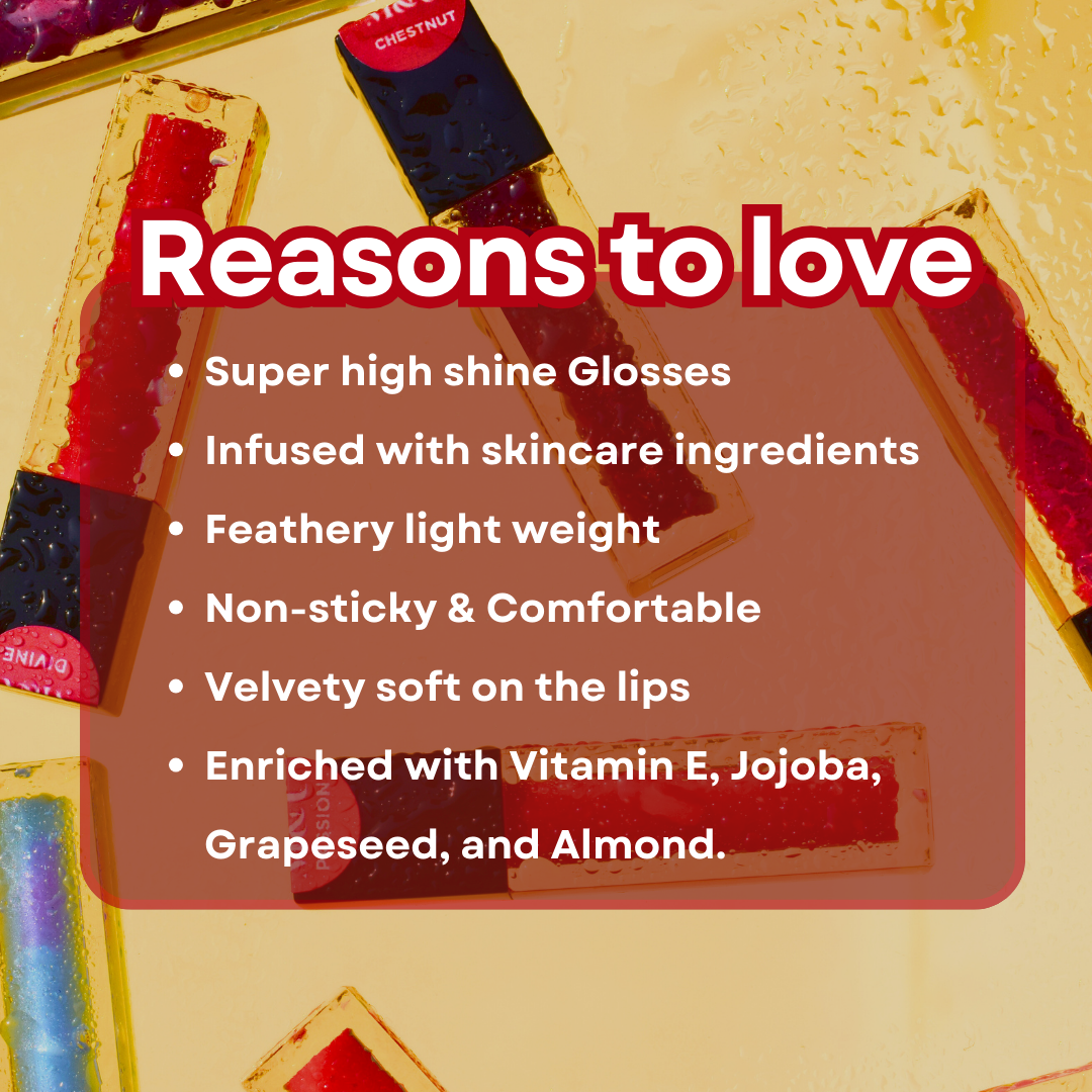 Glossed High Shine Lip Gloss Kit (Set of 4)