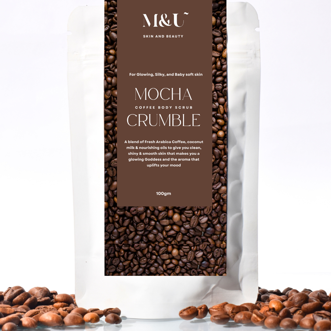 Mocha Crumble Arabica Coffee Body Scrub - M&U Skin and Beauty