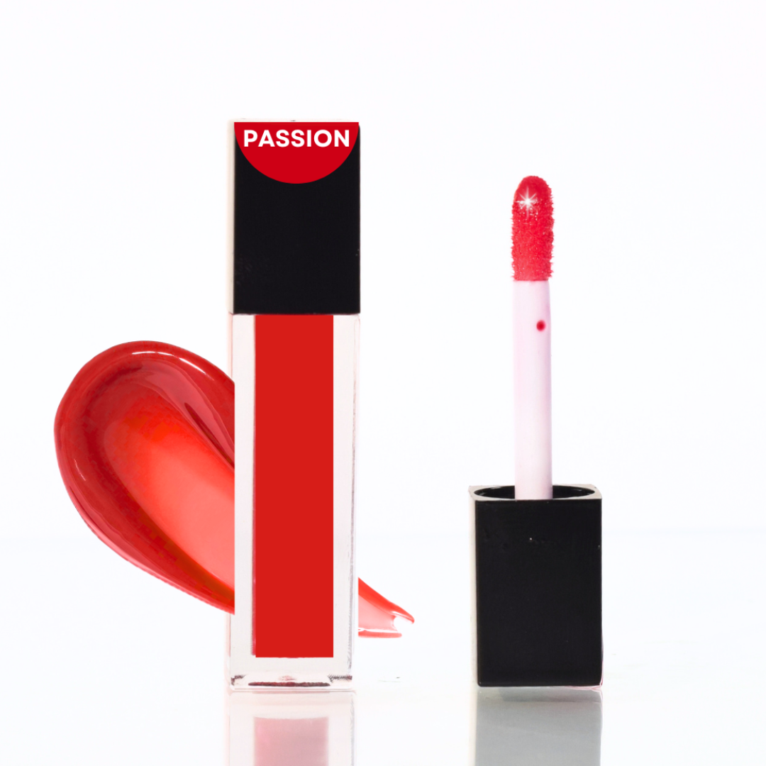 Passion Red Lip gloss - M&U Skin and Beauty