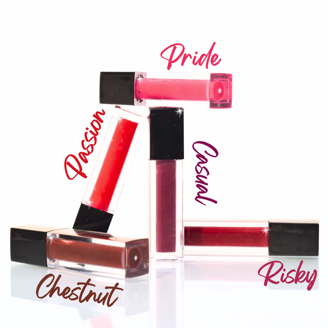 Glossed High Shine Lip Gloss Kit (Set of 4)