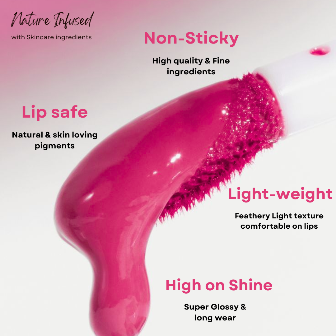 Pride Magenta Hot Pink Lip Gloss