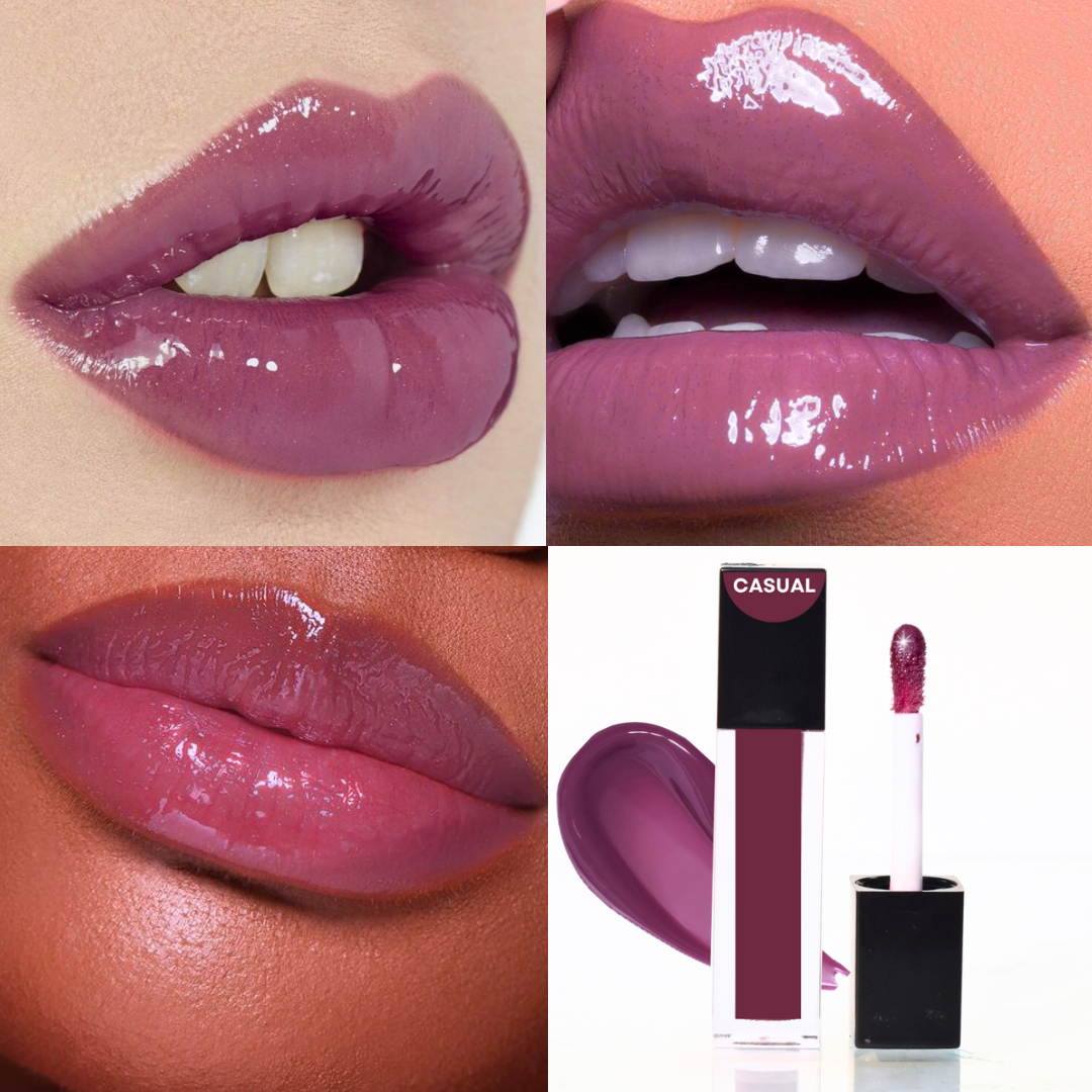 Casual Mauve Lip gloss - M&U Skin and Beauty