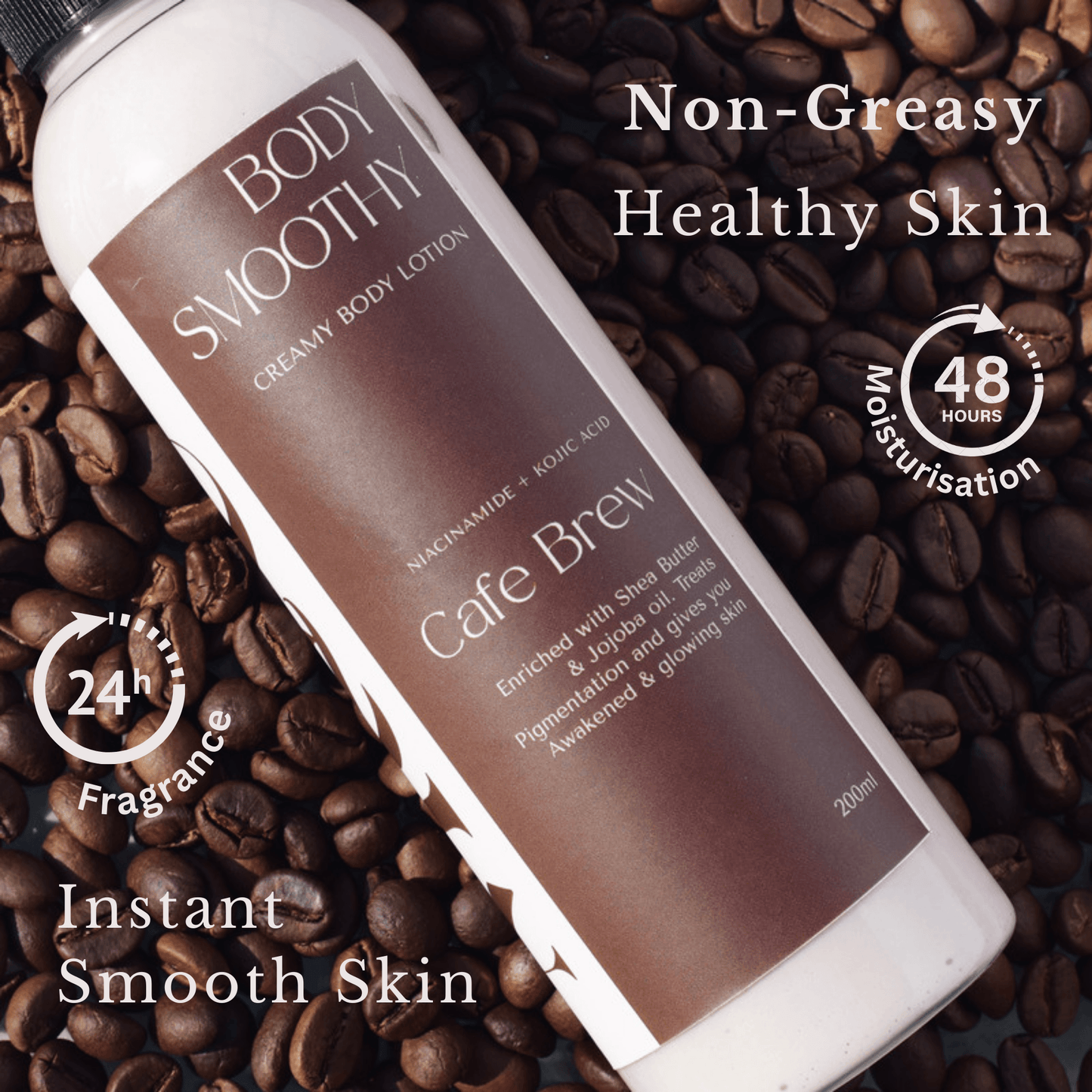 Strawberries, Lavender, & Coffee Creamy Body Lotion Trio - M&U Skin and Beauty