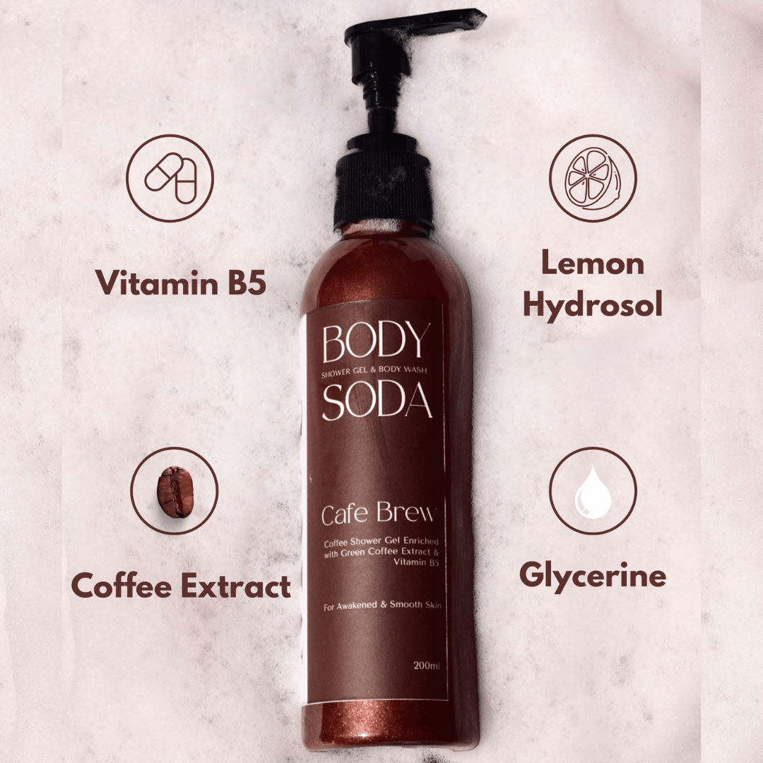 Cafe Brew Coffee Body Wash For Soft Skin - M&U Skin and Beauty