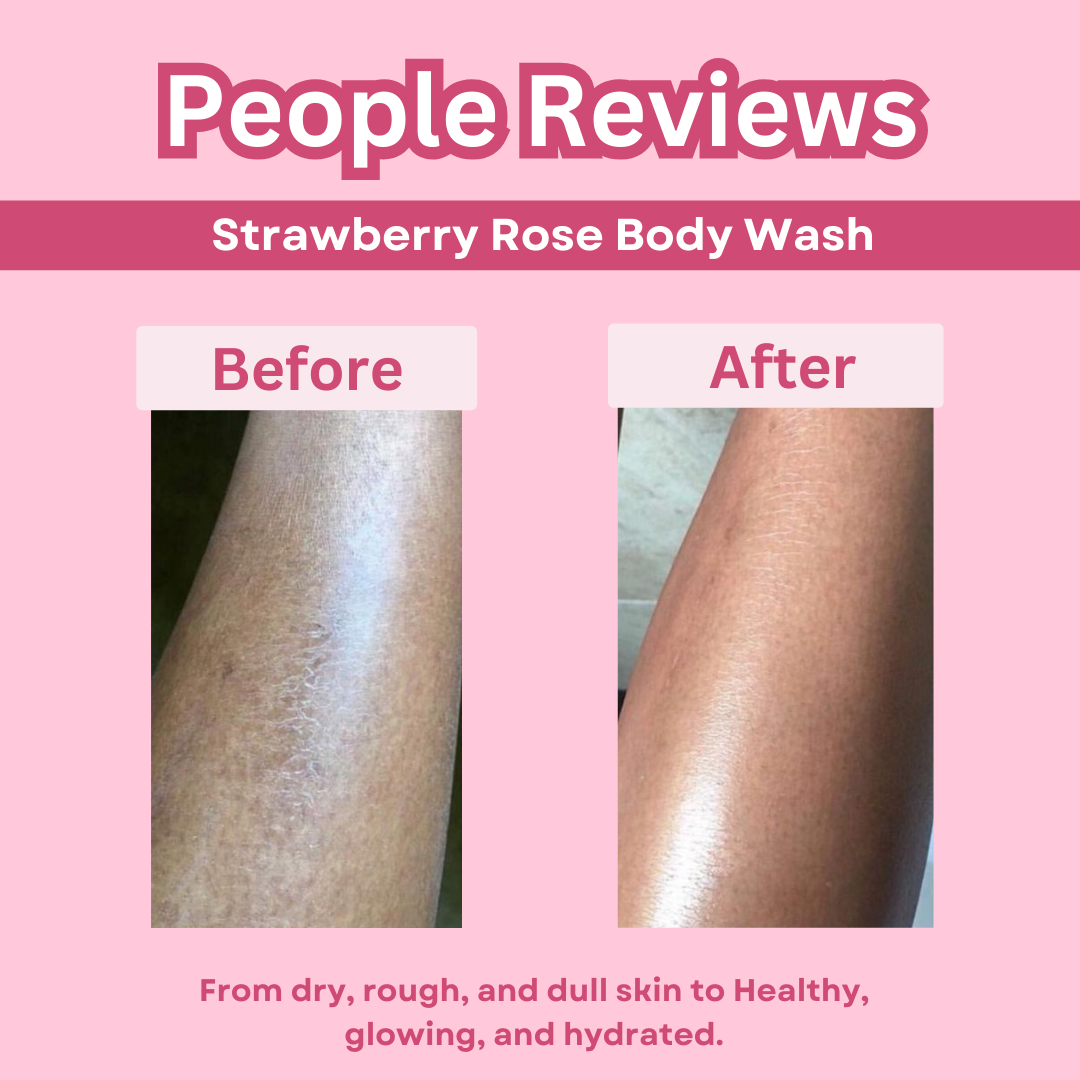 Strawberry Rose Lemon Body wash (Pack of 2)