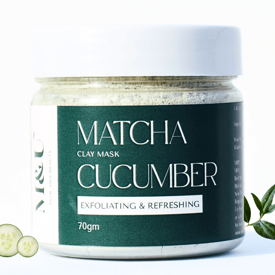 Matcha & Cucumber Acne Clearing Clay Mask - M&U Skin and Beauty