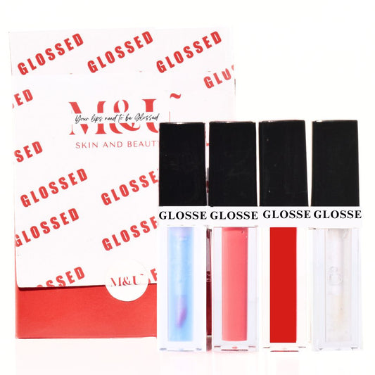 Glossed High Shine Lip Gloss Kit (Pack of 4)