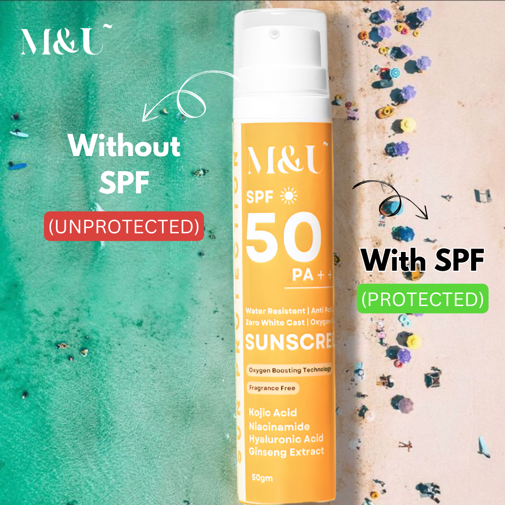 Sun Protection SPF 50+++ Oxygen Boosting Sunscreen with Ginseng & Ceramides (Pack of 2)
