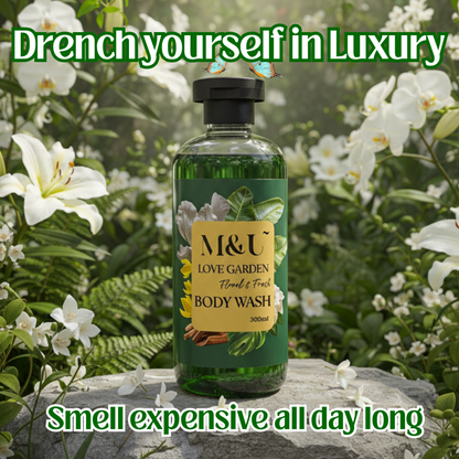 Love Garden Luxury Perfume Body Wash (Fresh & Floral 300ml)