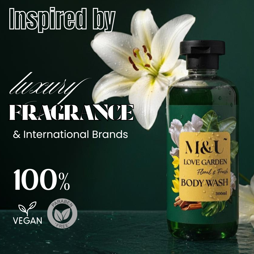 Love Garden Luxury Perfume Body Wash (Fresh & Floral 300ml)