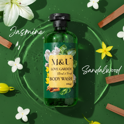 Love Garden Luxury Perfume Body Wash (Fresh & Floral 300ml)