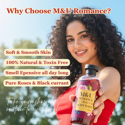 Romance Luxury Perfume Body Wash (Floral & Juicy 300ml)