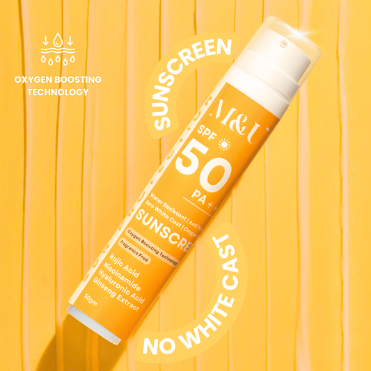 Sun Protection SPF 50+++ Oxygen Boosting Sunscreen with Ginseng & Ceramides