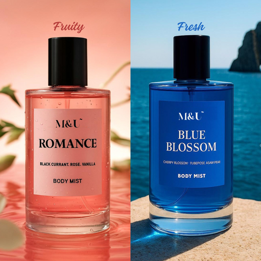 Blue & Pink Fresh Juicy Body Mist Combo