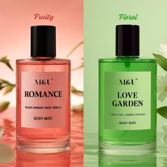 Green & Pink Fresh Juicy Body Mist Combo
