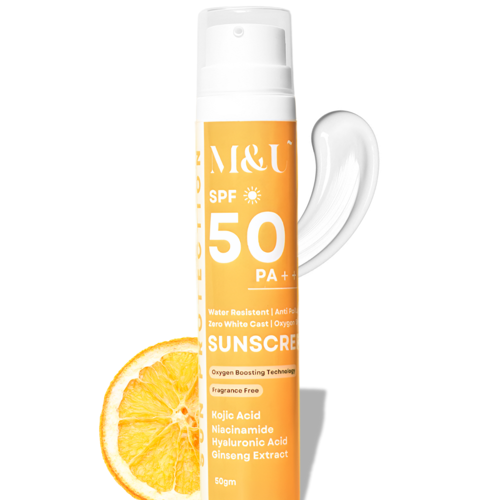 Sun Protection SPF 50+++ Oxygen Boosting Sunscreen with Ginseng & Ceramides (Pack of 2)