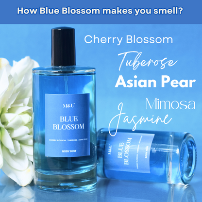 Love Garden Blue Blossom Body Mist (Pack of 2)