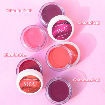 Crimson Deep Red 3-in-1 Glossy Cream Tint (10gm)