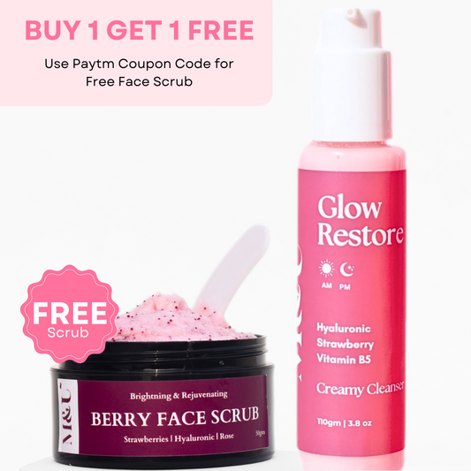 Glow Restore Face Wash & Sugar Scrub (Pack of 2)