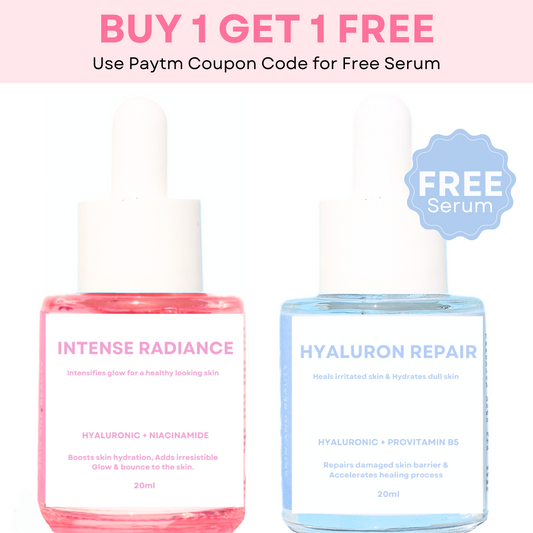 Hyaluronic & Intense Radiance Face serum (Pack of 2)