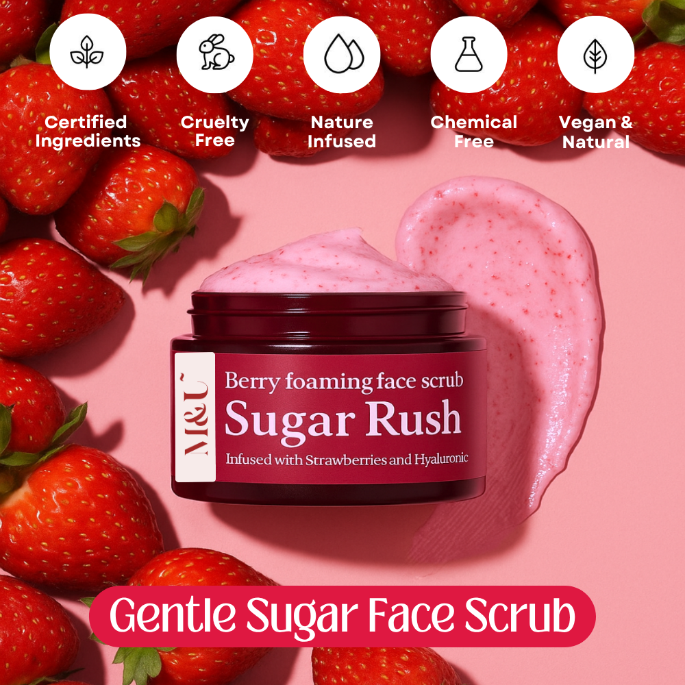 Sugar Rush Berry Foaming Face Scrub