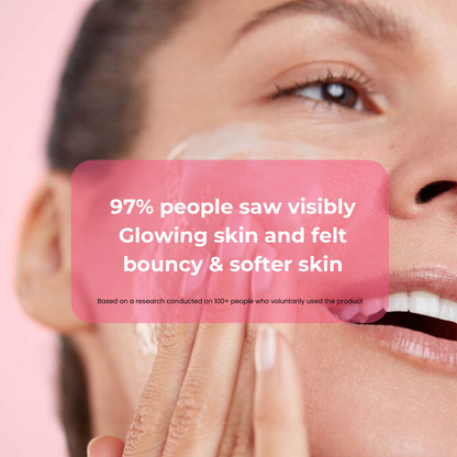 Rose Creamy cleanse & Moisturiser Glow Pack of 3