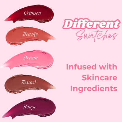 Crimson Deep Red 3-in-1 Glossy Cream Tint (10gm)