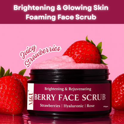 Sugar Rush Berry Foaming Face Scrub