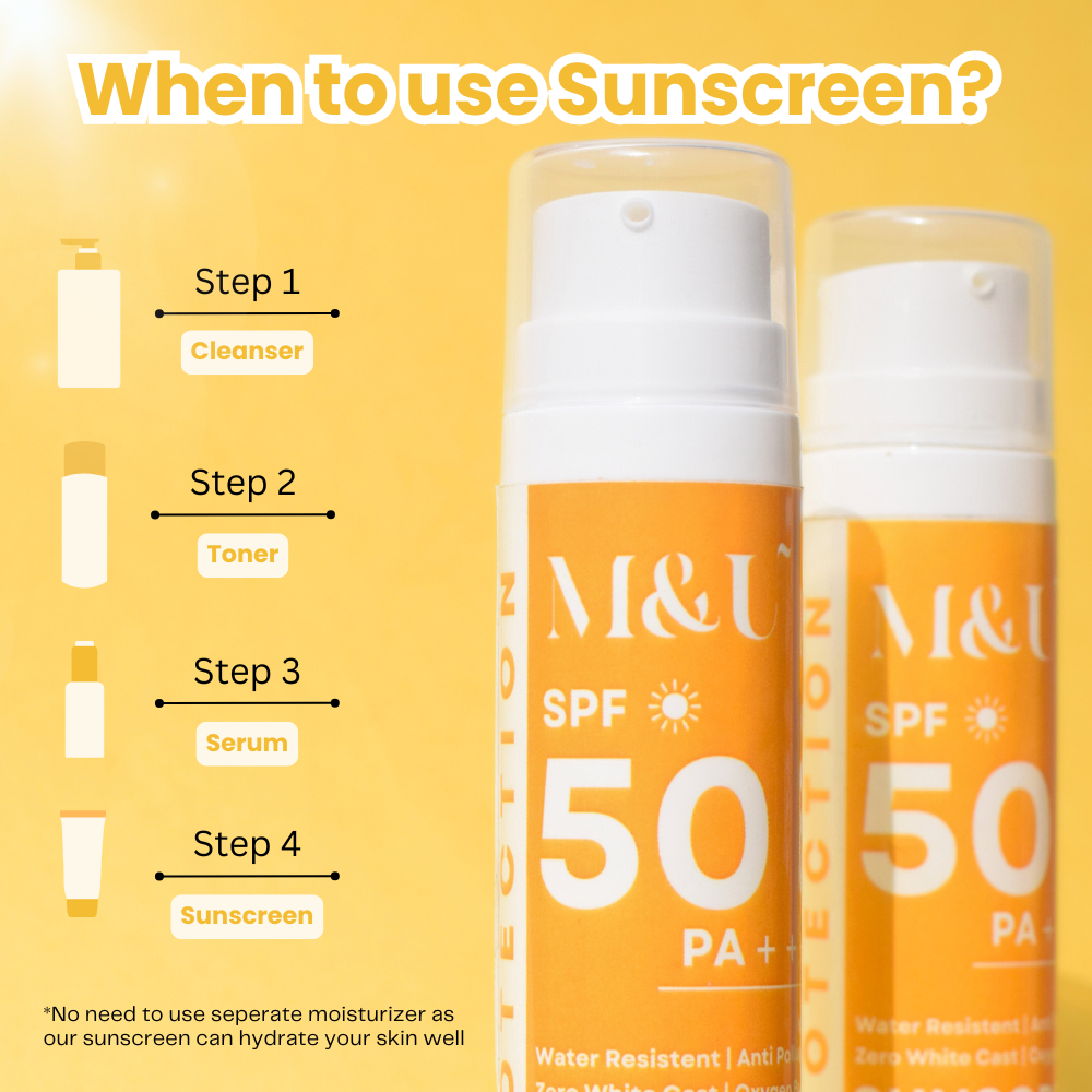 Sun Protection SPF 50+++ Oxygen Boosting Sunscreen with Ginseng & Ceramides (Pack of 2)