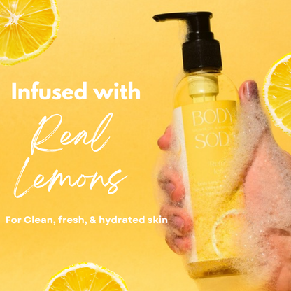 Refreshing Lemon Body Wash for Clear Skin