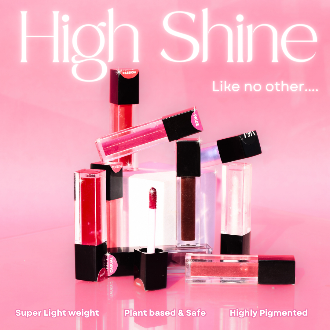 Glossed High Shine Lip Gloss Kits (Pack of 8)