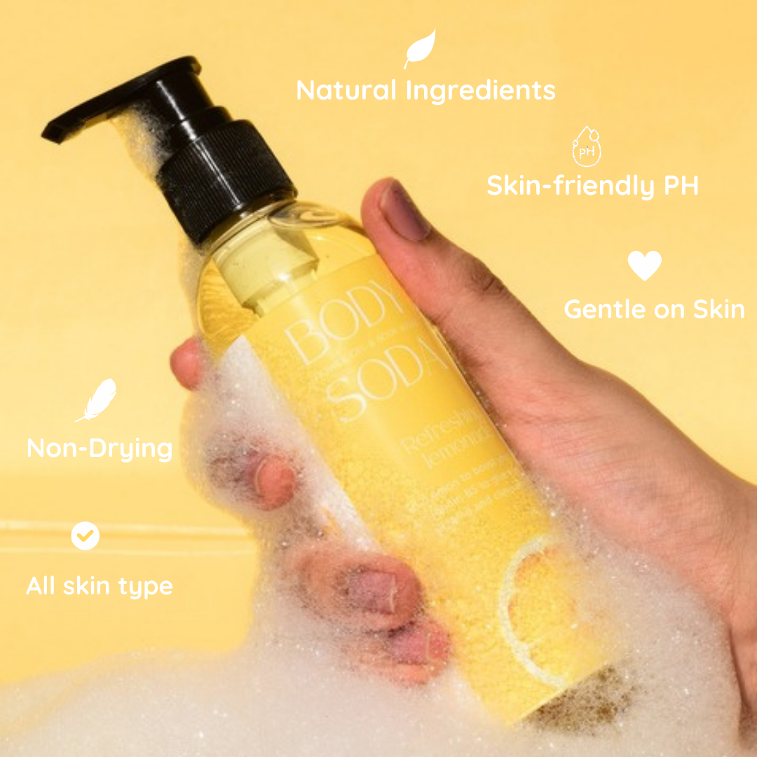 Refreshing Lemon Body Wash for Clear Skin