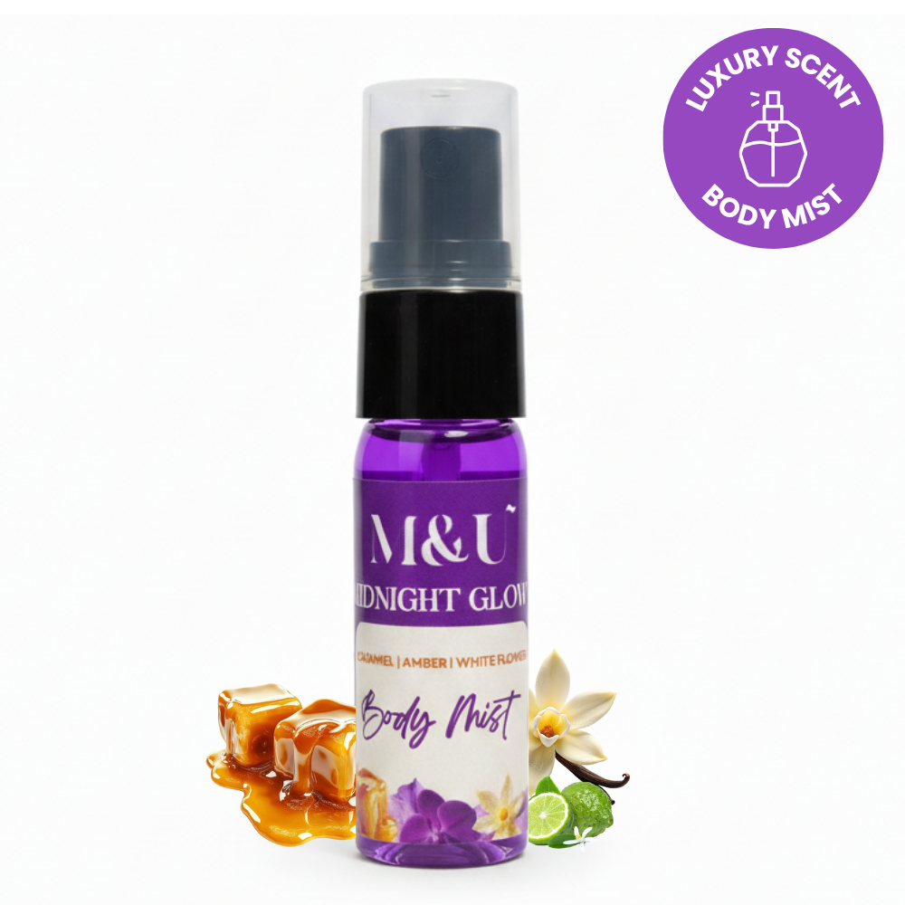 Mini Midnight Glory Toasted Caramel & Vanilla Body Mist (5ml)