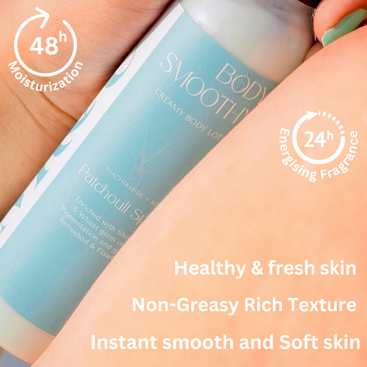 Patchouli Spark Creamy Body Lotion For Cool and Fresh Skin