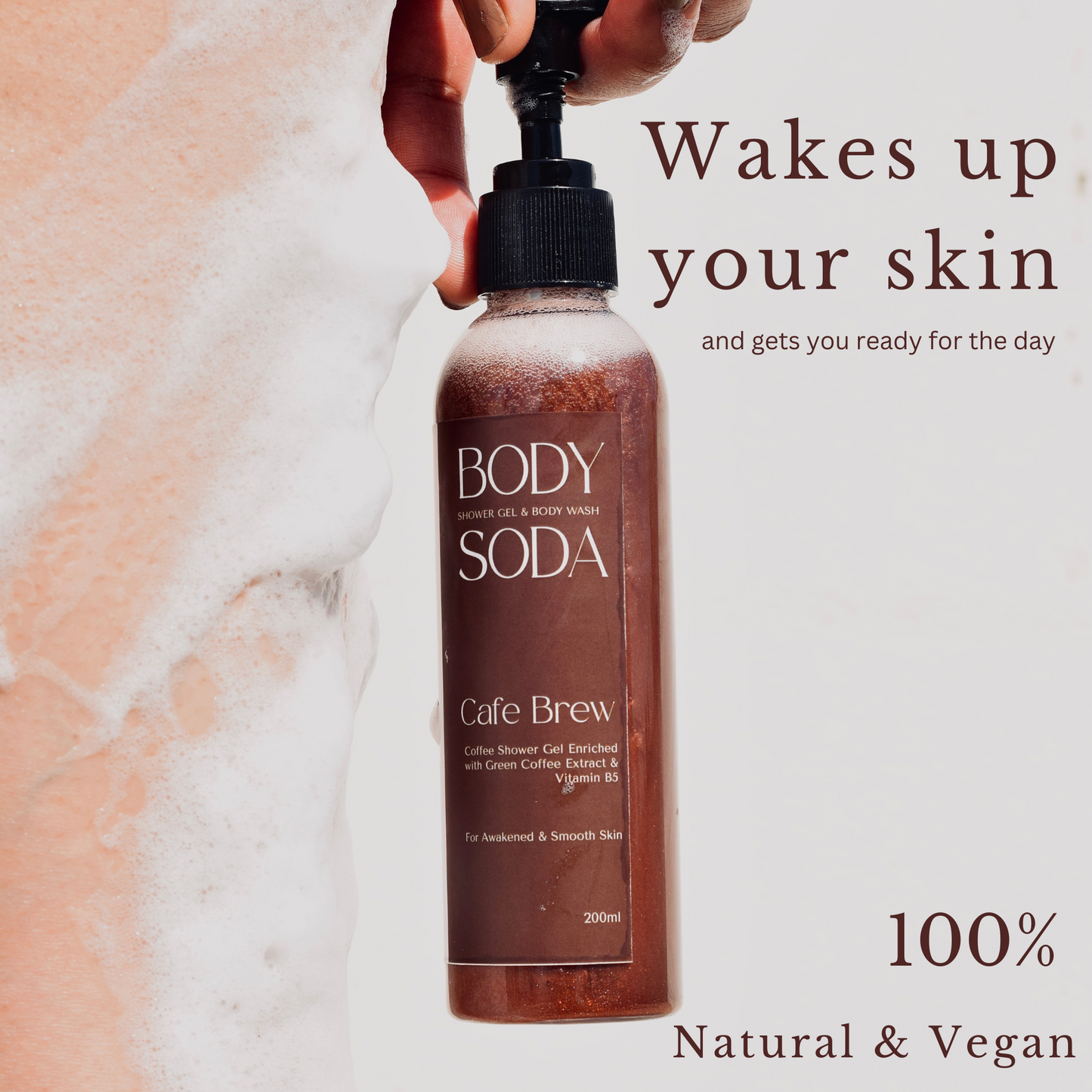 Cafe Brew Coffee Body Wash For Soft Skin