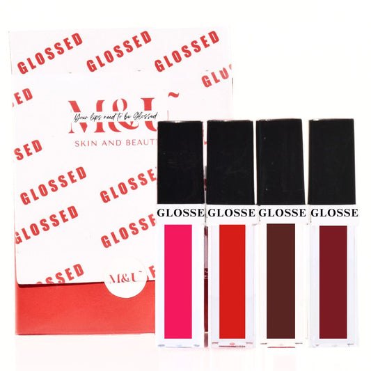 Glossed High Shine Lip Gloss Kit (Set of 4)