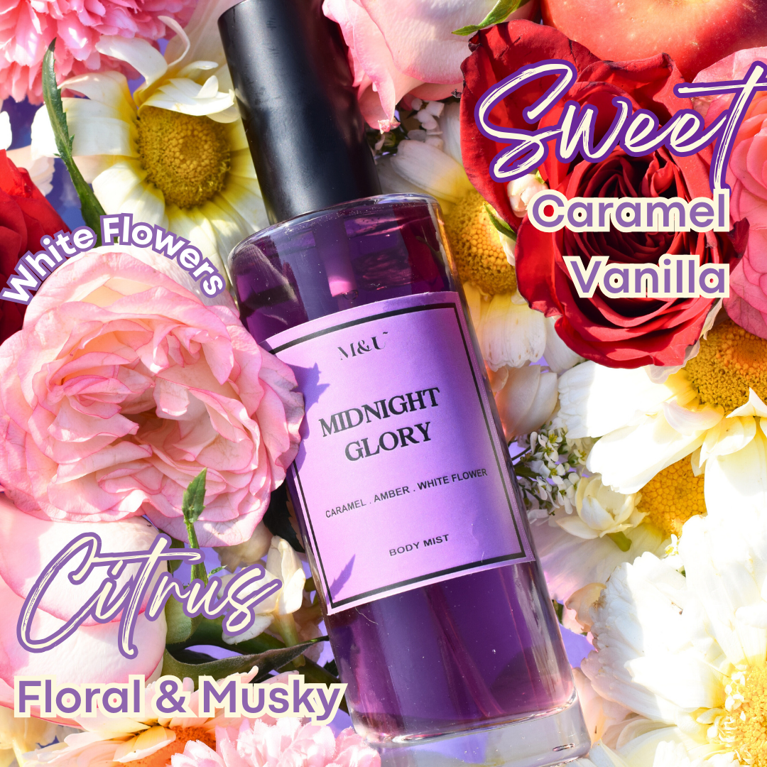 Midnight Glory Toasted Caramel & Vanilla Body Mist